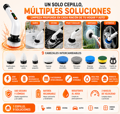 COMBO Cepillo 9 EN 1 - 🚚 ¡ENVÍO GRATIS A todo el país!