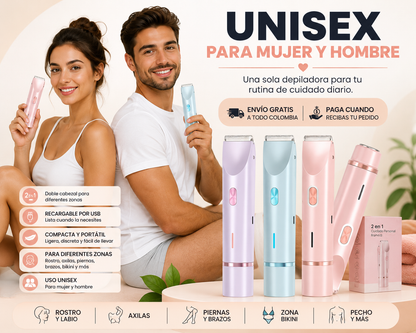 Depiladora 2 EN 1 UNISEX - 🚚 ¡ENVÍO GRATIS A todo el país!