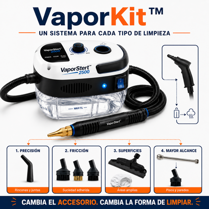 Limpiador Vapor Eléctrico PRESURIZADO - 🚨 ¡PROMOCIÓN ESPECIAL! 50% OFF SOLO HOY